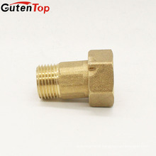 LB Guten top 1/2 Brass Water Meter Connector/brass fittings/brass coupling from yuhuan